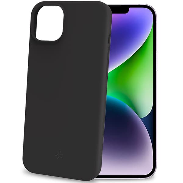 Cromo Soft gummi cover iPhone 15 Plus Sort