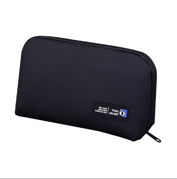Tech Accessory Organizer Bag för kablar, mus, hörlurar Black