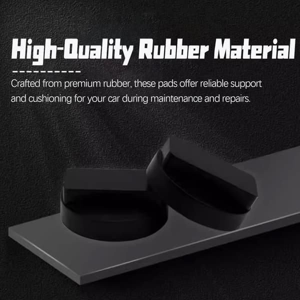 Car jack gummipute for BMW og MINI 2-pack Black