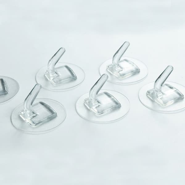 Transparenta Självhäftande Krokar, 10-pack