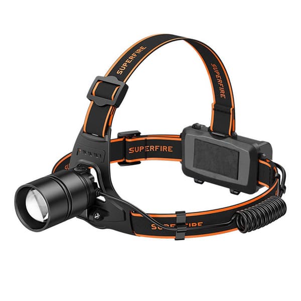 Pannlampa Superfire HL71, 500lm, USB