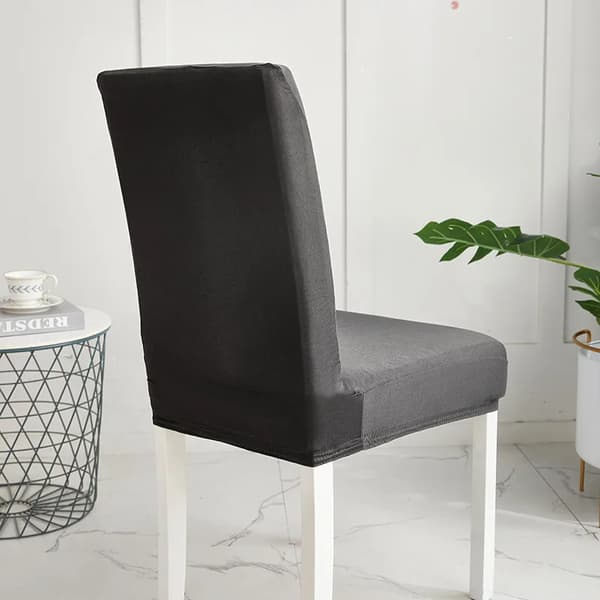 Enfärgat Stolsöverdrag Black