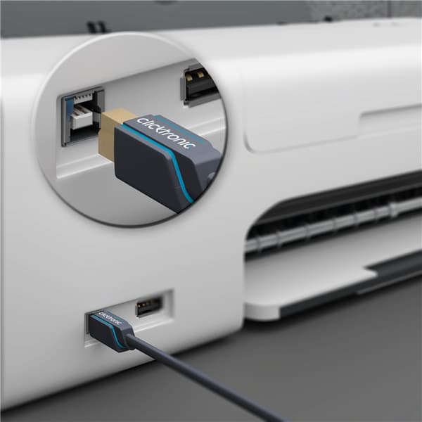 Adapterkabel från USB-A till USB-B 2.0