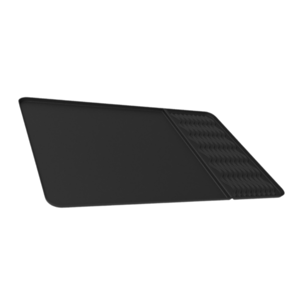 Varmebestandig silikonkaffeunderlegg Black