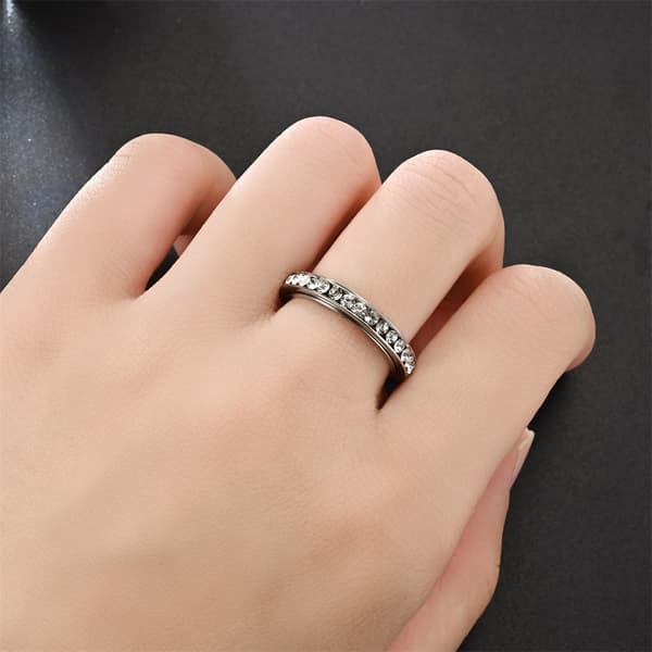Roterbar anti-stress ring Silver 20.7 mm