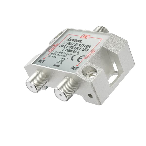 SAT Splitter 2-suuntainen täysin suojattu