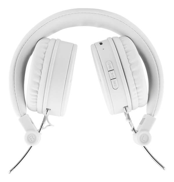 BT200 Foldable on-ear BT headset, 3.5 mm, white