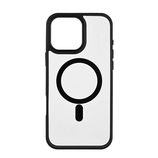 Mobildeksel Bumper MagSeries Black & Clear – iPhone 16 Pro Max