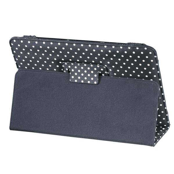 Tablet Folder Polka Dot 8" Universal Musta
