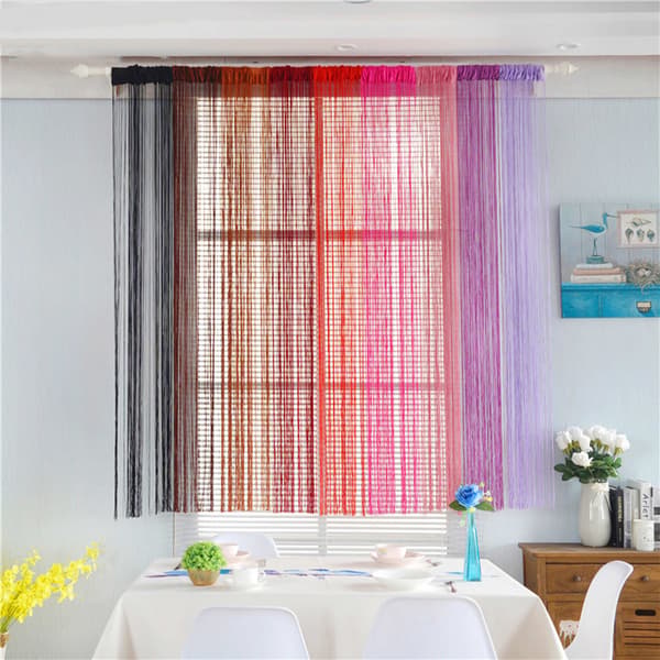 Hapsuverho 100x200 cm 1 pari Black