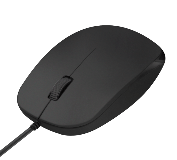 Keyboard kit with mouse, PAN Nordic layout, USB, black