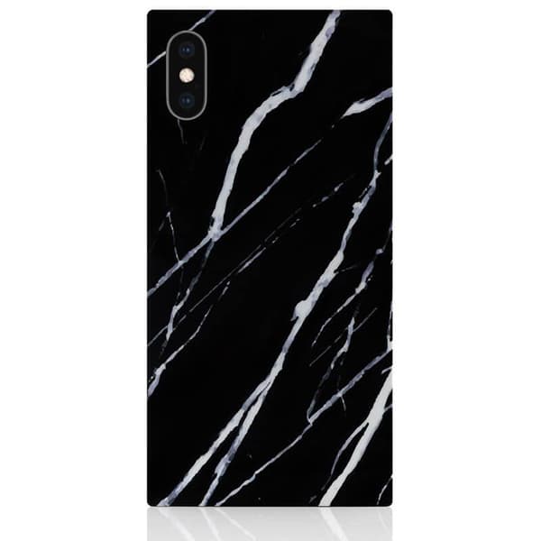 Mobilcover Sort Marmor iPhone X/XS