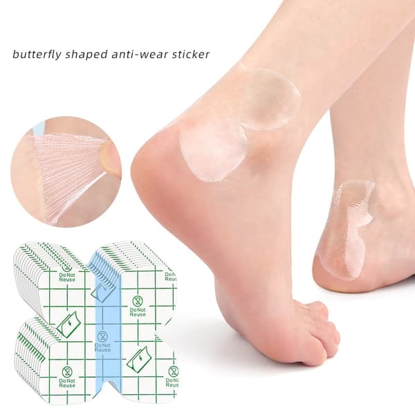 10-Pack transparente anti-blemme-hælklistremerker
