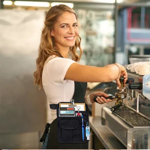 Bältesväska för servitörer - Midjeväska för restaurang Black