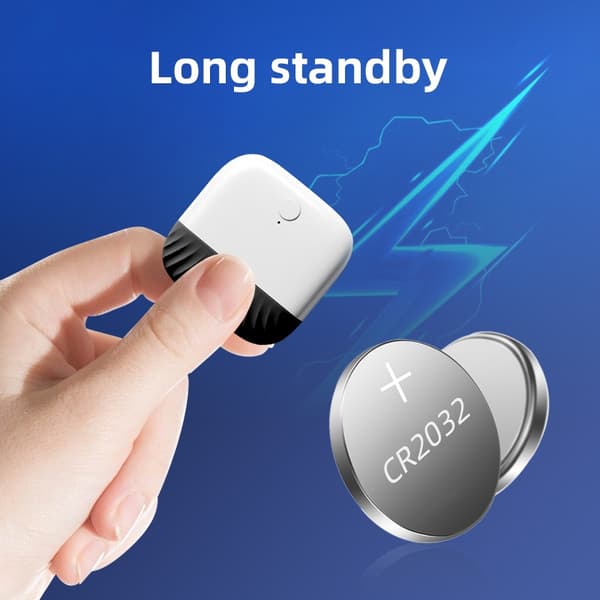 Blå Bluetooth Anti-Lost Tracker - Hitta dina värdesaker enkelt! Kompatibel med iOS och Android