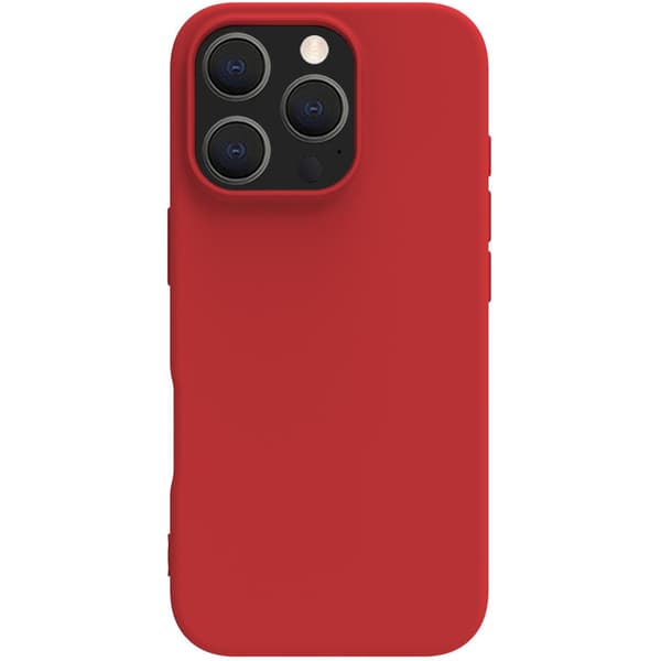 Cromo Soft gummideksel iPhone 16 Pro Red