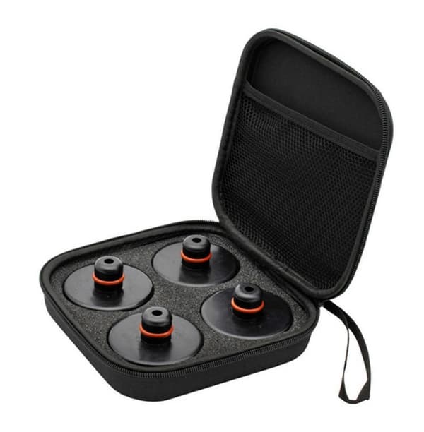 Lyftpuck för domkraft 4-pack Black