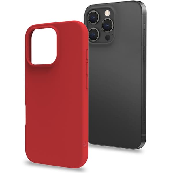Cromo Soft gummi cover iPhone 16 Pro Red