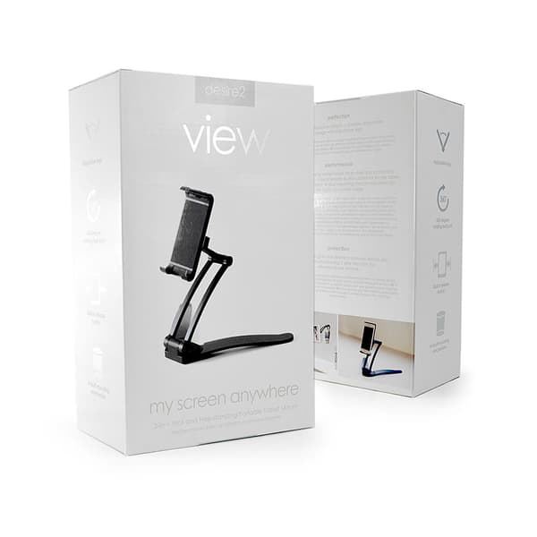Stander 2-1 - Mobil/Tablet - Bord & Væg - Sort