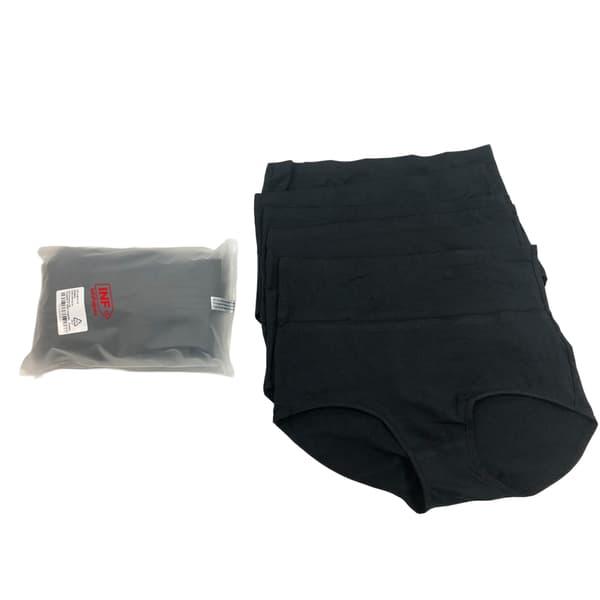 Trosor med hög midja (5-pack) Black L