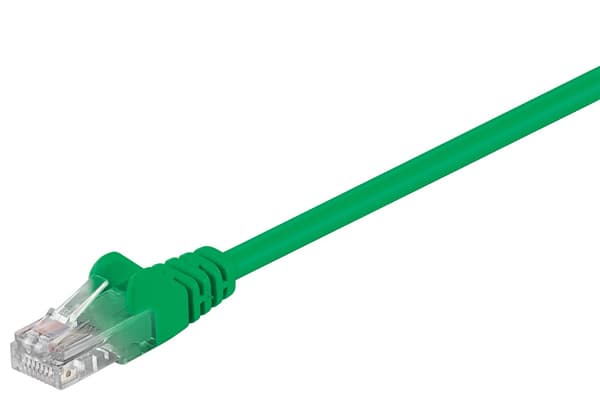 Patchkabel CAT 5e, U/UTP, Grön, 5 m