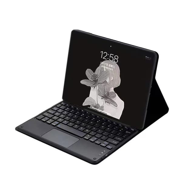 Sort Bluetooth-tastaturcover til Lenovo M10 Plus 10.6"