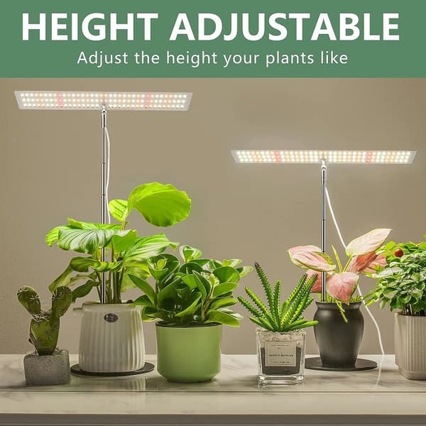 Plantelampe med 4-trinns dimmer