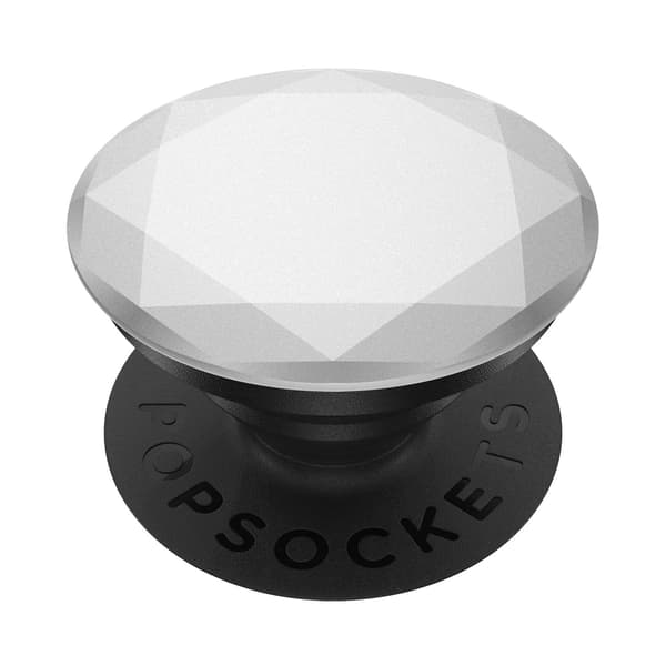 PopGrip Premium Metallic Diamond Silver