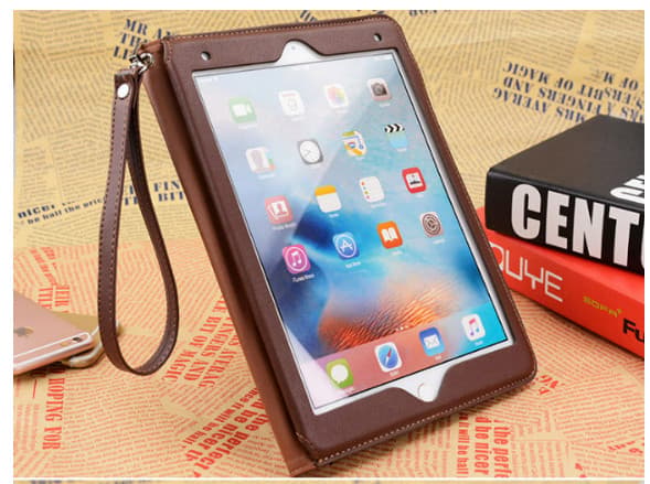 Premium PU Läderfodral för iPad Pro 9.7 (2016) Brown