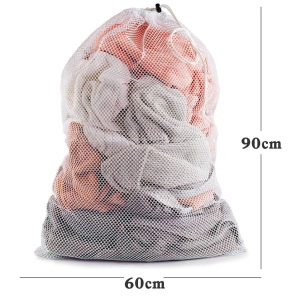 Stor vaskepose, 60 x 90 cm - Hvit 1-pack