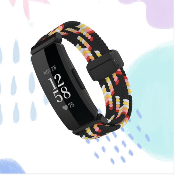 Nailonranneke Fitbit Inspire 3:lle MultiColor