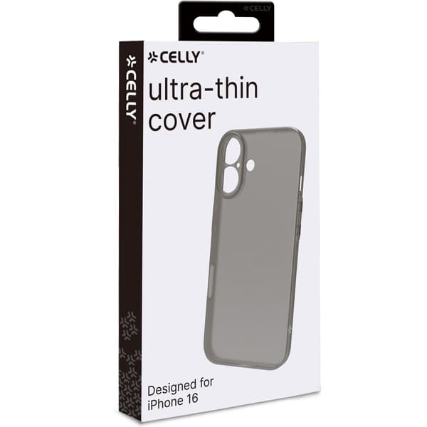 SPACE Super Tyndt Cover iPhone 16 Sort