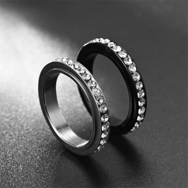 Roterbar anti-stress ring Silver 20.7 mm