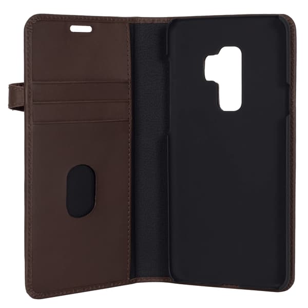 Wallet Læder Samsung S9 Plus Brun