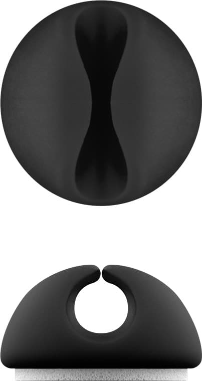 Kabelhåndtering 1-slots (mini), sort