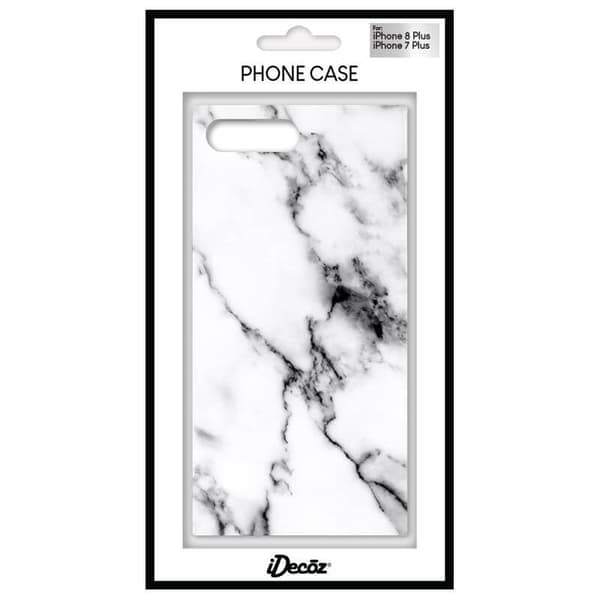 Mobilcover Hvid Marmor iPhone 8 PLUS/7 PLUS