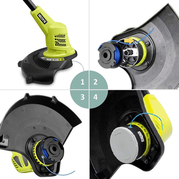 Snelle med tråd til RYOBI gresstrimmer, 6 stk.