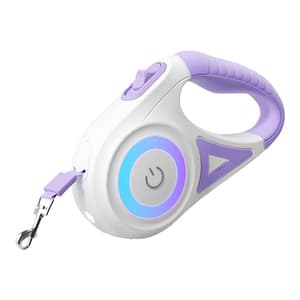 Rojeco Dog Automatic Leash LED 5 m (lila)