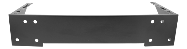 19" Vertical wall bracket, 3U, max 60kg, steel construction