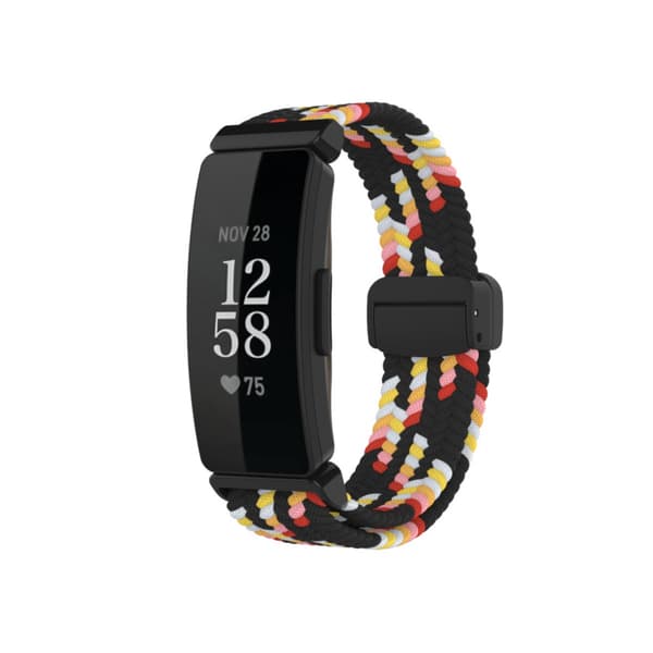 Nylon urrem til Fitbit Inspire 3 MultiColor