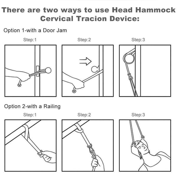Hammock för nacken - nackkudde för avspänning
