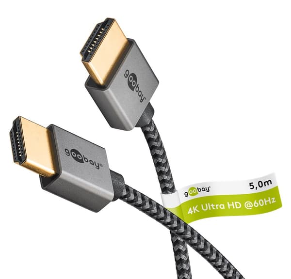 Ohut nopea HDMI™-kaapeli Ethernetillä