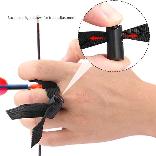 PU Bågskytte Finger Tab Double Layer