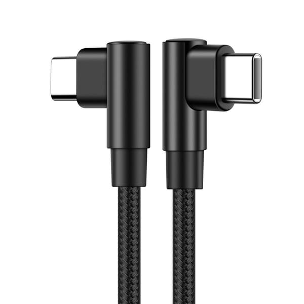 Kulmaliitinkaapeli - USB-C - USB-C 1 m