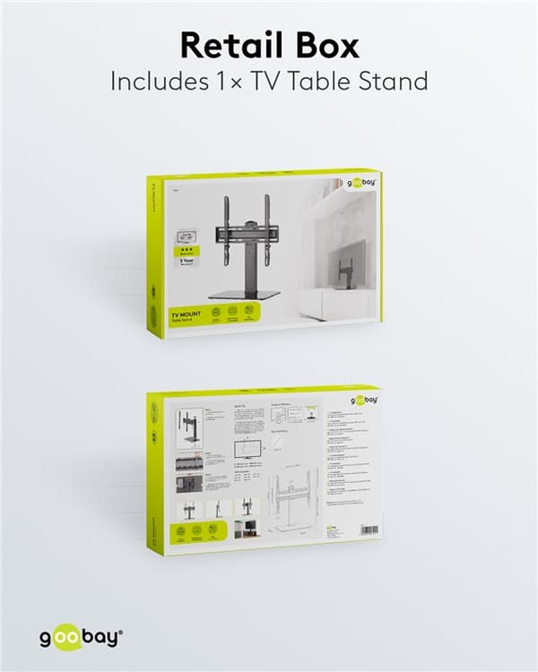 TV-pöytäteline Basic Fix