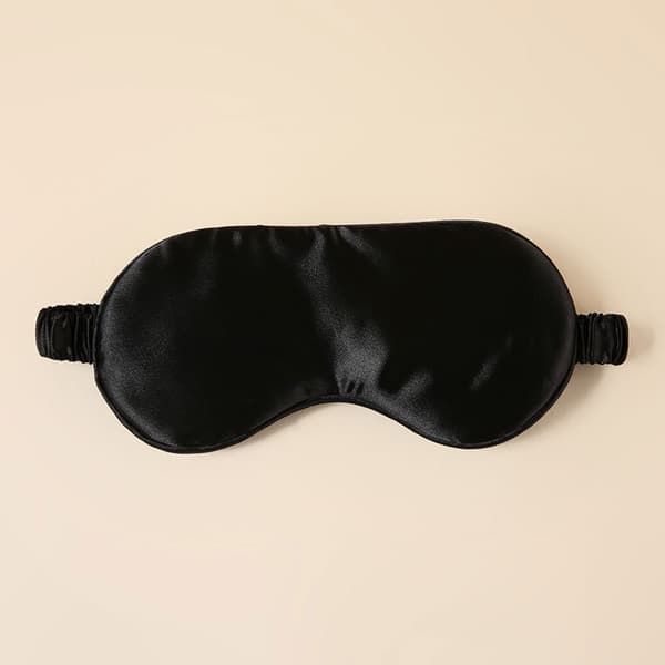 Silkkinen unimaski / silmänaamio, 2 kpl Black