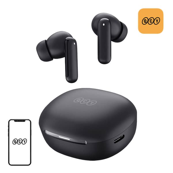 TWS QCY MeloBuds HT16 hovedtelefoner (sort)