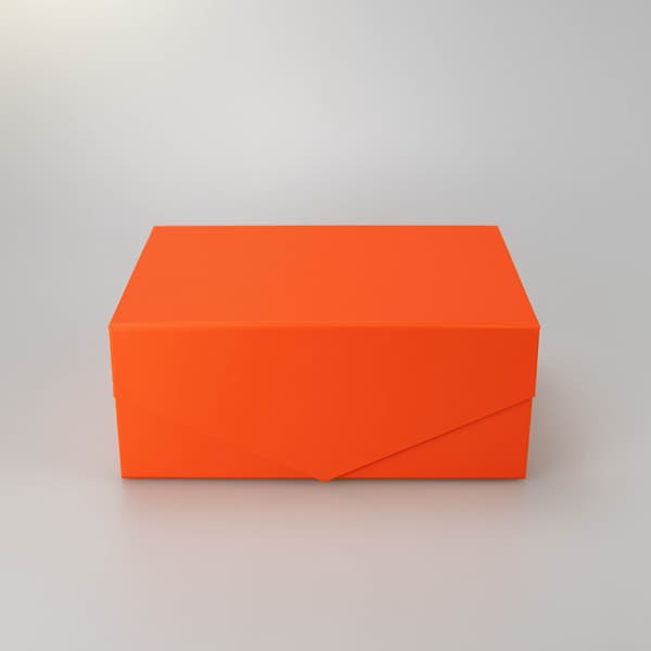 Stor V-formad presentask Orange L