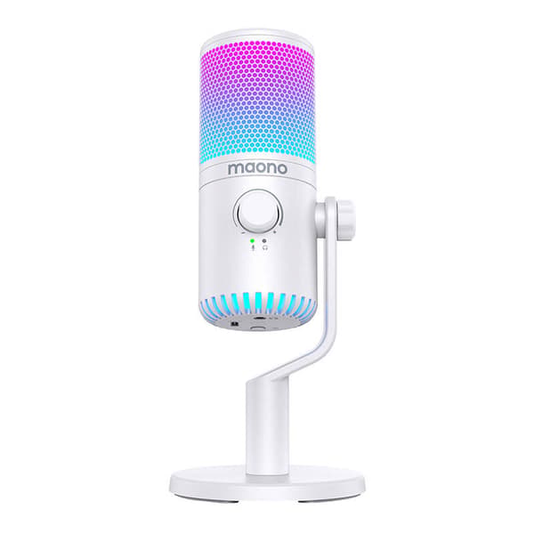 Spillmikrofon Maono DM30RGB (hvit)