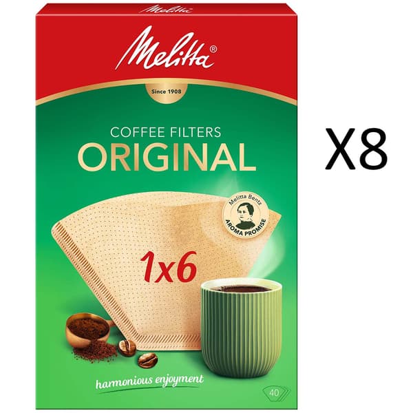 Kahvisuodatin 1X6 40 kpl (Note 8 DFP)